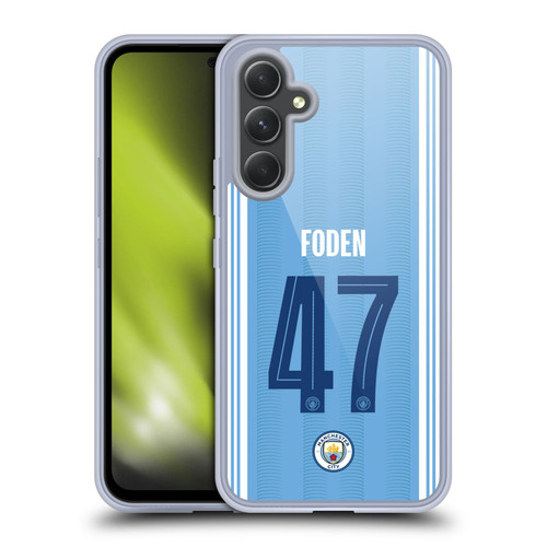 Manchester City Man City FC 2023/24 Players Home Kit Phil Foden Soft Gel Case for Samsung Galaxy A54 5G