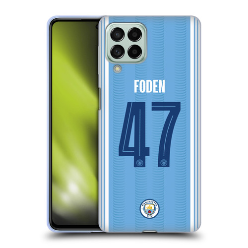Manchester City Man City FC 2023/24 Players Home Kit Phil Foden Soft Gel Case for Samsung Galaxy M53 (2022)