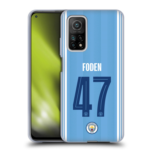 Manchester City Man City FC 2023/24 Players Home Kit Phil Foden Soft Gel Case for Xiaomi Mi 10T 5G