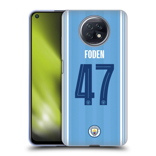 Manchester City Man City FC 2023/24 Players Home Kit Phil Foden Soft Gel Case for Xiaomi Redmi Note 9T 5G