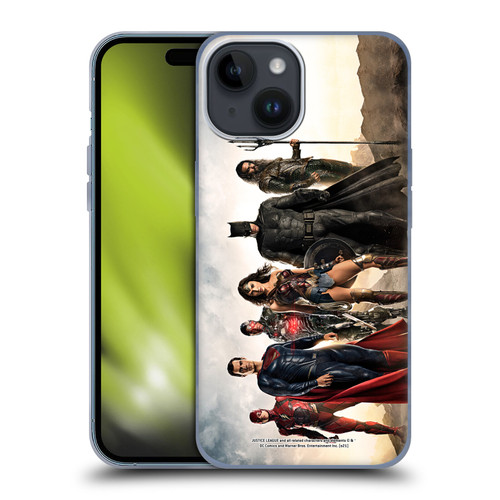 Zack Snyder's Justice League Snyder Cut Photography Group Soft Gel Case for Apple iPhone 15