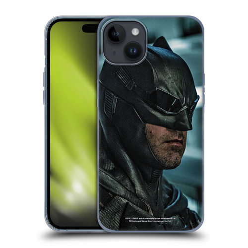 Zack Snyder's Justice League Snyder Cut Photography Batman Soft Gel Case for Apple iPhone 15 Plus