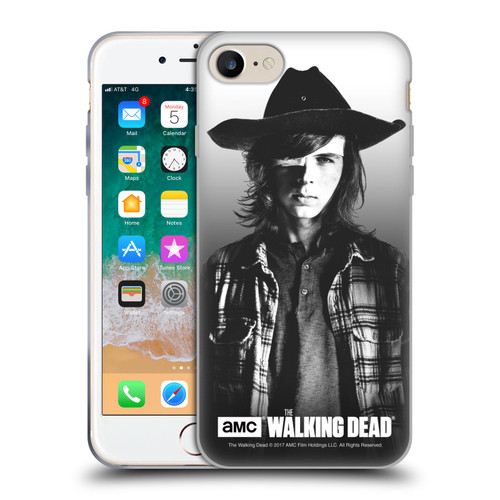 AMC The Walking Dead Filtered Portraits Carl Soft Gel Case for Apple iPhone 7 / 8 / SE 2020 & 2022