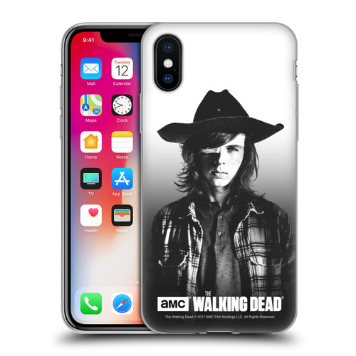 AMC The Walking Dead Filtered Portraits Carl Soft Gel Case for Apple iPhone X / iPhone XS