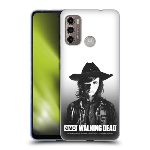 AMC The Walking Dead Filtered Portraits Carl Soft Gel Case for Motorola Moto G60 / Moto G40 Fusion
