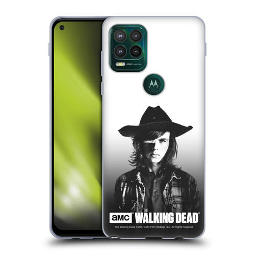 AMC The Walking Dead Filtered Portraits Carl Soft Gel Case for Motorola Moto G Stylus 5G 2021