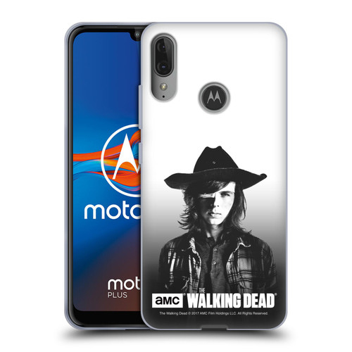 AMC The Walking Dead Filtered Portraits Carl Soft Gel Case for Motorola Moto E6 Plus