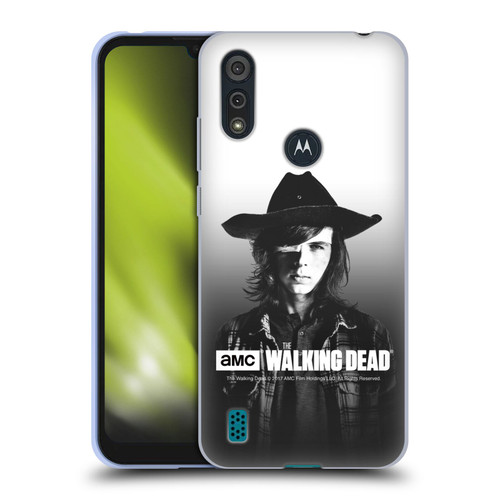 AMC The Walking Dead Filtered Portraits Carl Soft Gel Case for Motorola Moto E6s (2020)