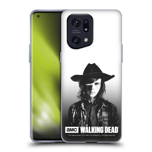 AMC The Walking Dead Filtered Portraits Carl Soft Gel Case for OPPO Find X5 Pro