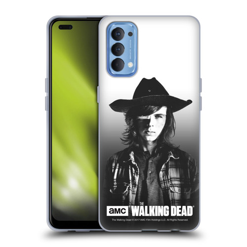 AMC The Walking Dead Filtered Portraits Carl Soft Gel Case for OPPO Reno 4 5G