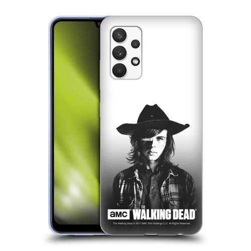 AMC The Walking Dead Filtered Portraits Carl Soft Gel Case for Samsung Galaxy A32 (2021)