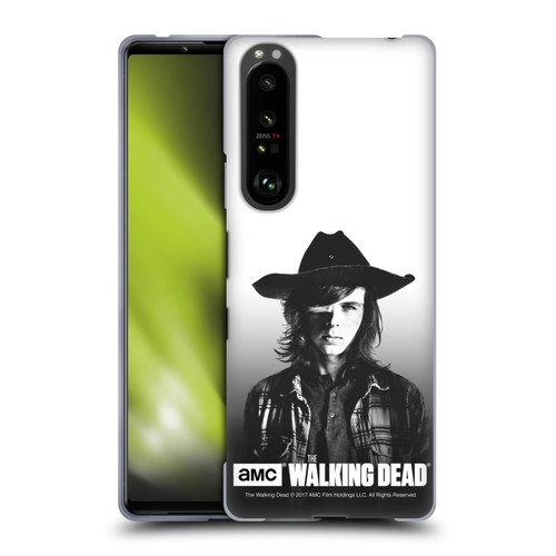AMC The Walking Dead Filtered Portraits Carl Soft Gel Case for Sony Xperia 1 III