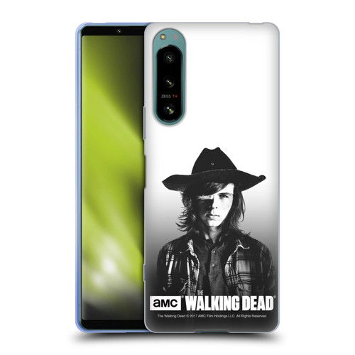 AMC The Walking Dead Filtered Portraits Carl Soft Gel Case for Sony Xperia 5 IV