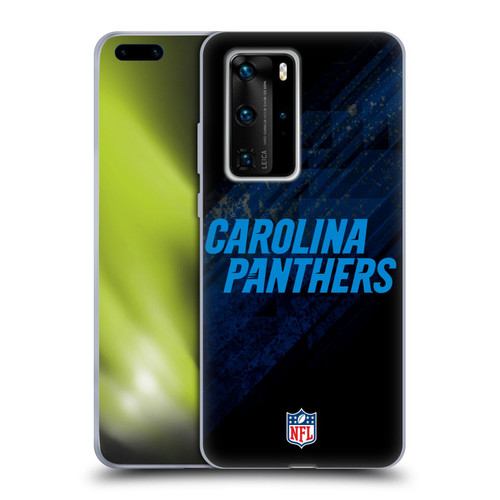 NFL Carolina Panthers Logo Blur Soft Gel Case for Huawei P40 Pro / P40 Pro Plus 5G