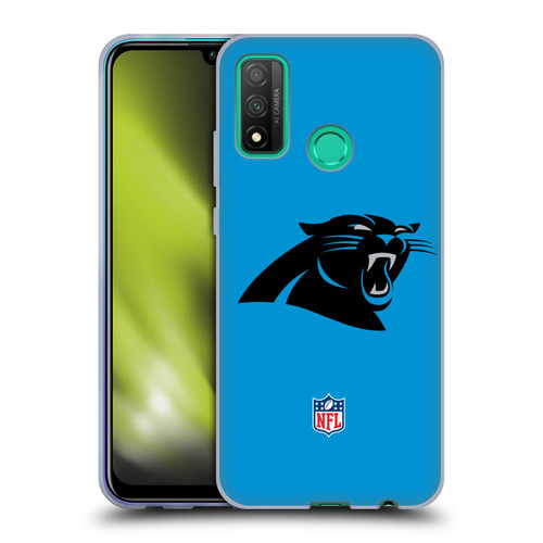 NFL Carolina Panthers Logo Plain Soft Gel Case for Huawei P Smart (2020)