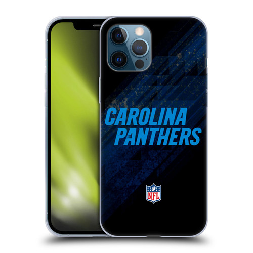 NFL Carolina Panthers Logo Blur Soft Gel Case for Apple iPhone 12 Pro Max