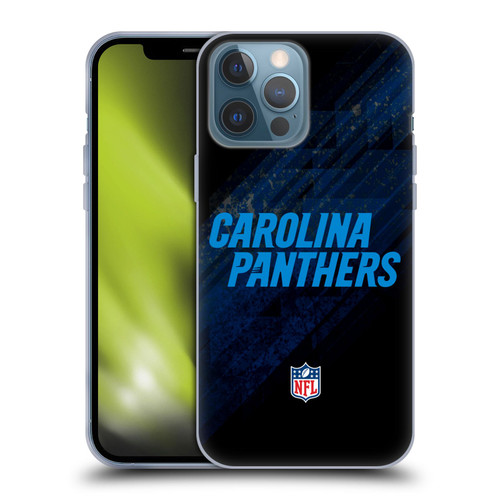 NFL Carolina Panthers Logo Blur Soft Gel Case for Apple iPhone 13 Pro Max