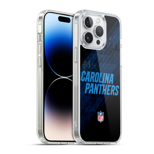 NFL Carolina Panthers Logo Blur Soft Gel Case for Apple iPhone 14 Pro Max & MagSafe