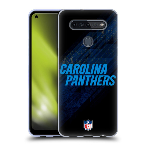 NFL Carolina Panthers Logo Blur Soft Gel Case for LG K51S