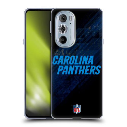 NFL Carolina Panthers Logo Blur Soft Gel Case for Motorola Edge X30