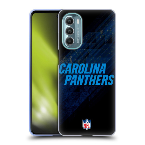 NFL Carolina Panthers Logo Blur Soft Gel Case for Motorola Moto G Stylus 5G (2022)