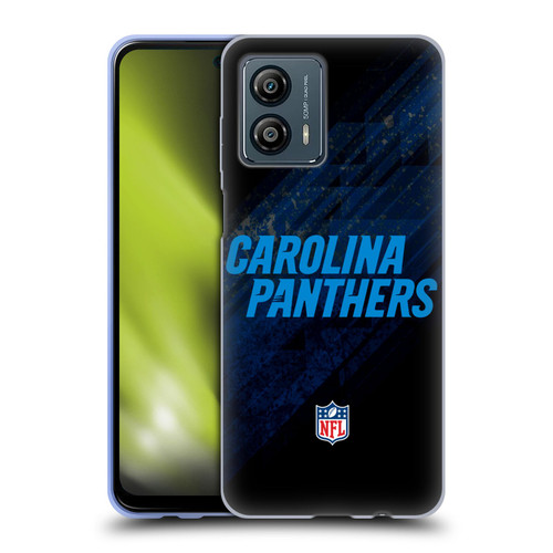 NFL Carolina Panthers Logo Blur Soft Gel Case for Motorola Moto G53 5G