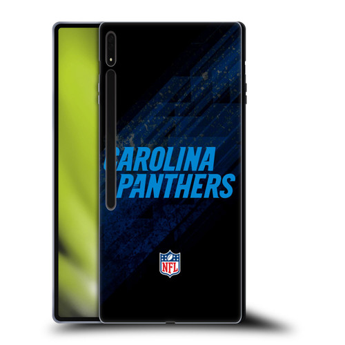 NFL Carolina Panthers Logo Blur Soft Gel Case for Samsung Galaxy Tab S8 Ultra
