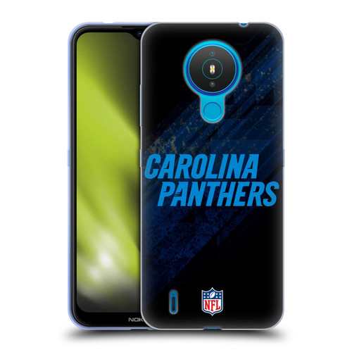NFL Carolina Panthers Logo Blur Soft Gel Case for Nokia 1.4