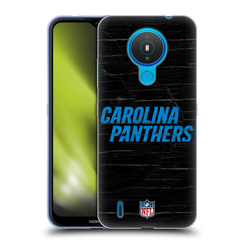 NFL Carolina Panthers Logo Distressed Look Soft Gel Case for Nokia 1.4