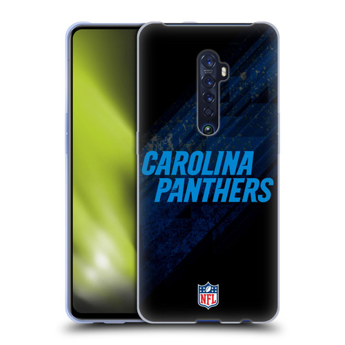 NFL Carolina Panthers Logo Blur Soft Gel Case for OPPO Reno 2
