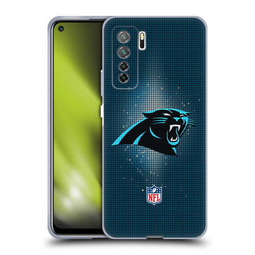 NFL Carolina Panthers Artwork LED Soft Gel Case for Huawei Nova 7 SE/P40 Lite 5G
