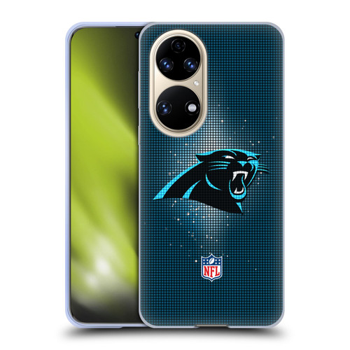 NFL Carolina Panthers Artwork LED Soft Gel Case for Huawei P50