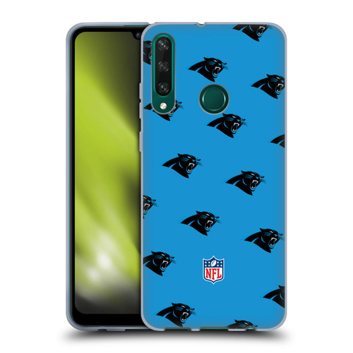 NFL Carolina Panthers Artwork Patterns Soft Gel Case for Huawei Y6p