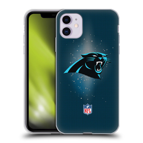 NFL Carolina Panthers Artwork LED Soft Gel Case for Apple iPhone 11