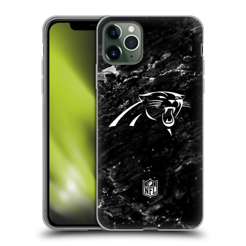 NFL Carolina Panthers Artwork Marble Soft Gel Case for Apple iPhone 11 Pro Max
