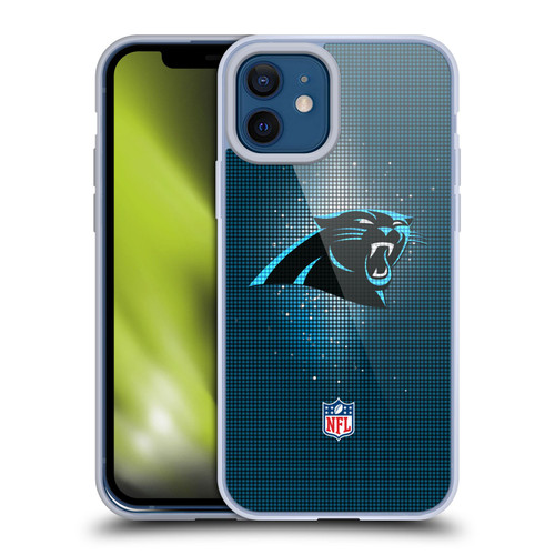 NFL Carolina Panthers Artwork LED Soft Gel Case for Apple iPhone 12 / iPhone 12 Pro