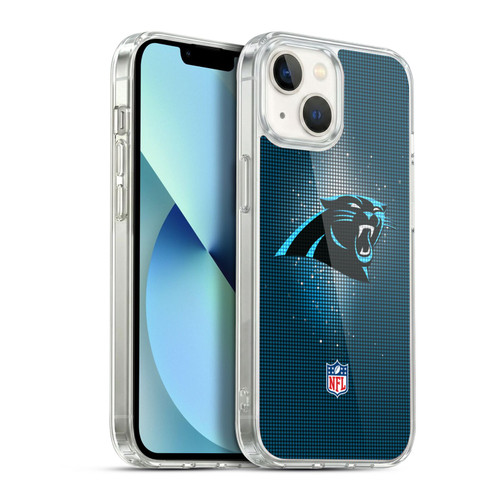 NFL Carolina Panthers Artwork LED Soft Gel Case for Apple iPhone 13