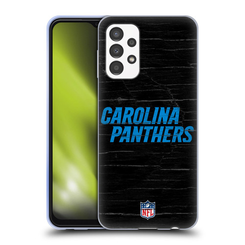 NFL Carolina Panthers Logo Distressed Look Soft Gel Case for Samsung Galaxy A13 (2022)