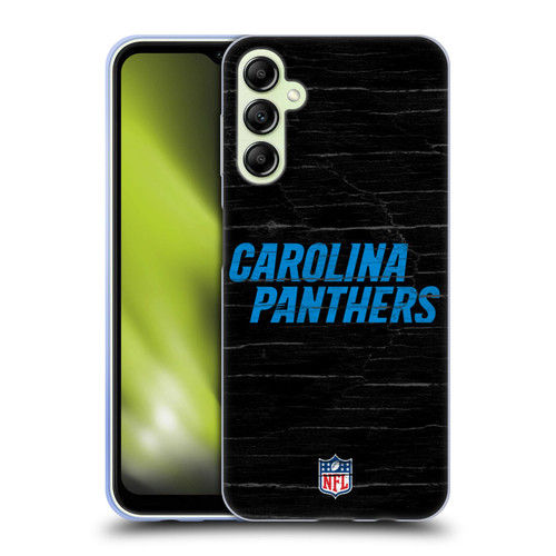 NFL Carolina Panthers Logo Distressed Look Soft Gel Case for Samsung Galaxy A14 5G