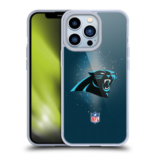 NFL Carolina Panthers Artwork LED Soft Gel Case for Apple iPhone 13 Pro
