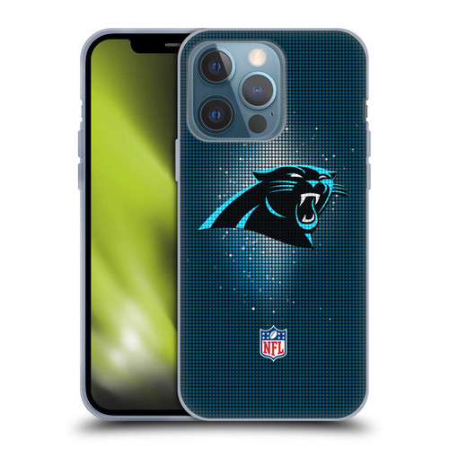 NFL Carolina Panthers Artwork LED Soft Gel Case for Apple iPhone 13 Pro