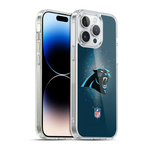 NFL Carolina Panthers Artwork LED Soft Gel Case for Apple iPhone 14 Pro Max & MagSafe