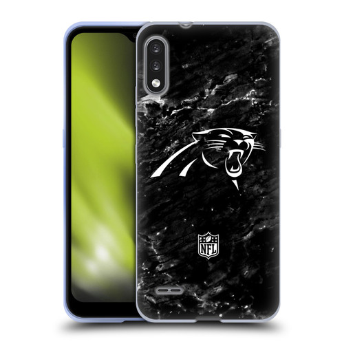 NFL Carolina Panthers Artwork Marble Soft Gel Case for LG K22