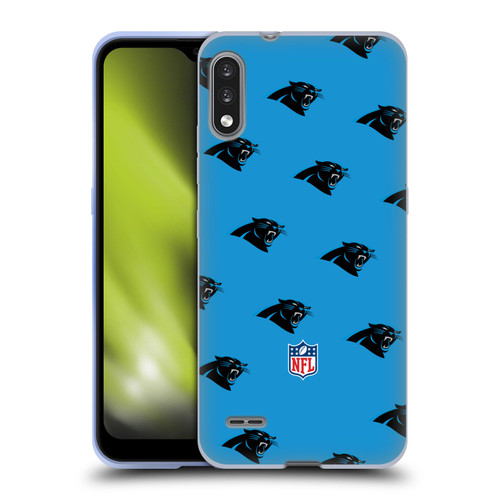 NFL Carolina Panthers Artwork Patterns Soft Gel Case for LG K22