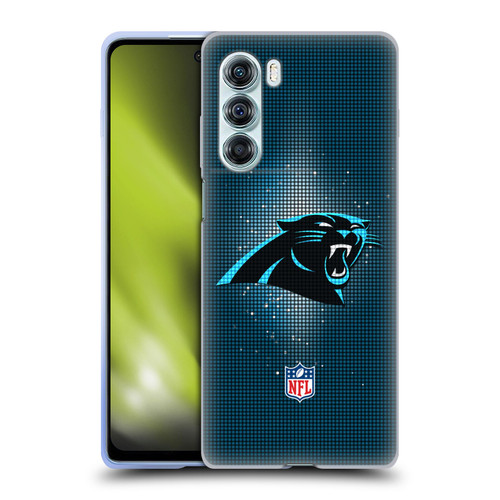 NFL Carolina Panthers Artwork LED Soft Gel Case for Motorola Edge S30 / Moto G200 5G