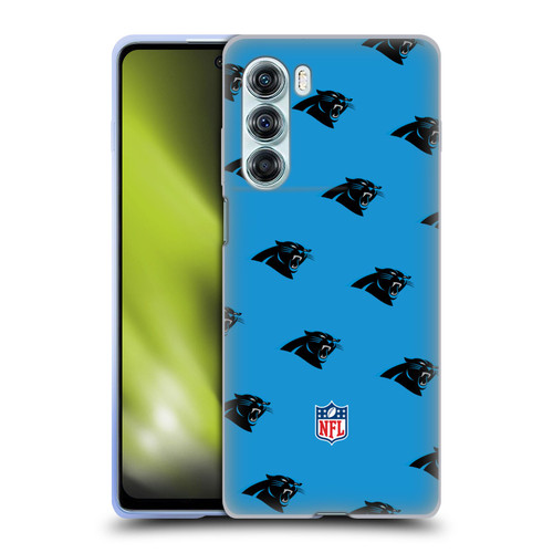 NFL Carolina Panthers Artwork Patterns Soft Gel Case for Motorola Edge S30 / Moto G200 5G