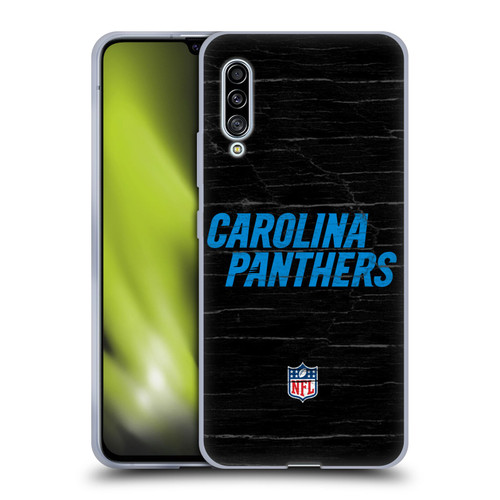 NFL Carolina Panthers Logo Distressed Look Soft Gel Case for Samsung Galaxy A90 5G (2019)