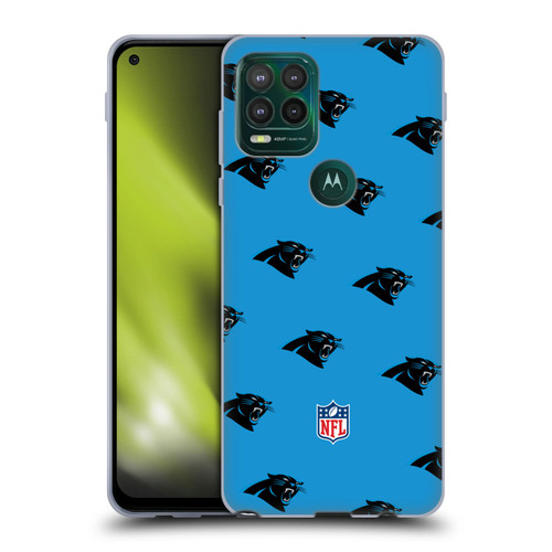 NFL Carolina Panthers Artwork Patterns Soft Gel Case for Motorola Moto G Stylus 5G 2021