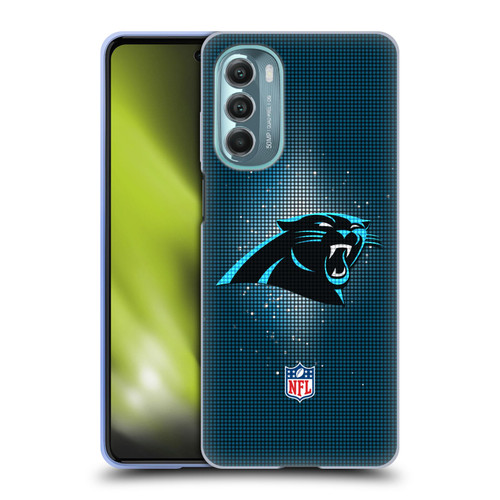 NFL Carolina Panthers Artwork LED Soft Gel Case for Motorola Moto G Stylus 5G (2022)