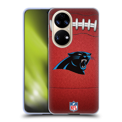 NFL Carolina Panthers Graphics Football Soft Gel Case for Huawei P50
